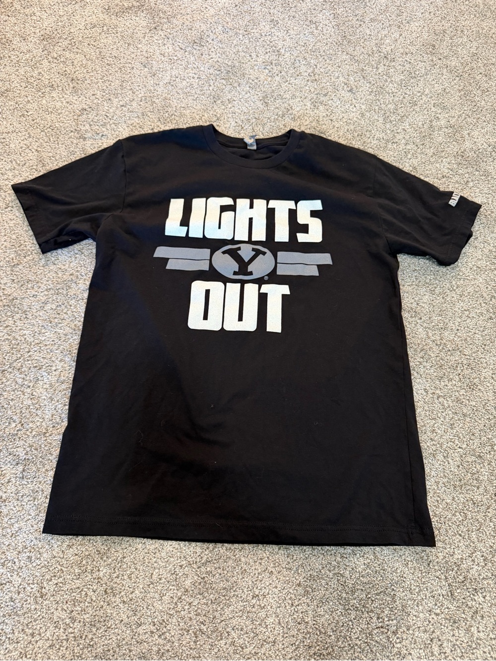 black BYU tee